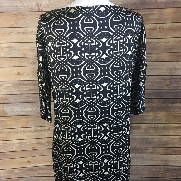 Laundry by Design Black and Cream Silk Dress - NWT - Picture 7 of 10